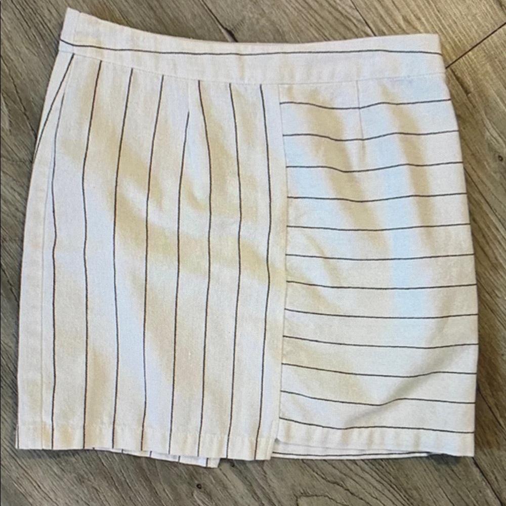 Striped Cream Skirt